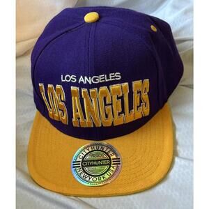 City Hunter Los Angeles LA California Snapback Hat Cap New NWT